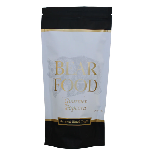 Bear Food Buttered Black Truffle Gourmet Popcorn