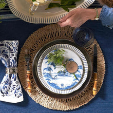 Load image into Gallery viewer, Sitio Stripe Dinner Plate in Delft Blue - Juliska