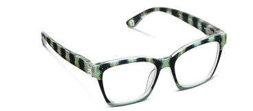 Peeper's Laura Park Reading Glasses Birdie in Orchid Blossom Navy Colorblock
