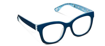 Peeper's Laura Park Reading Glasses Center Stage in Navy/Chalet Charm