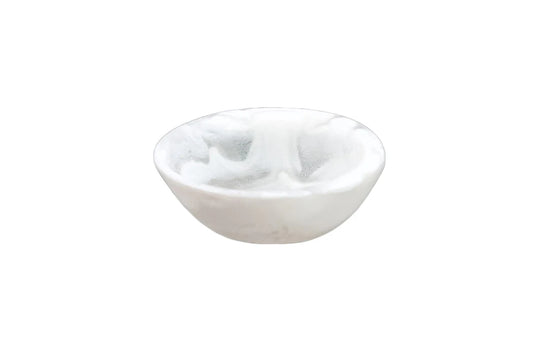 Small Deep White Resin Bowl