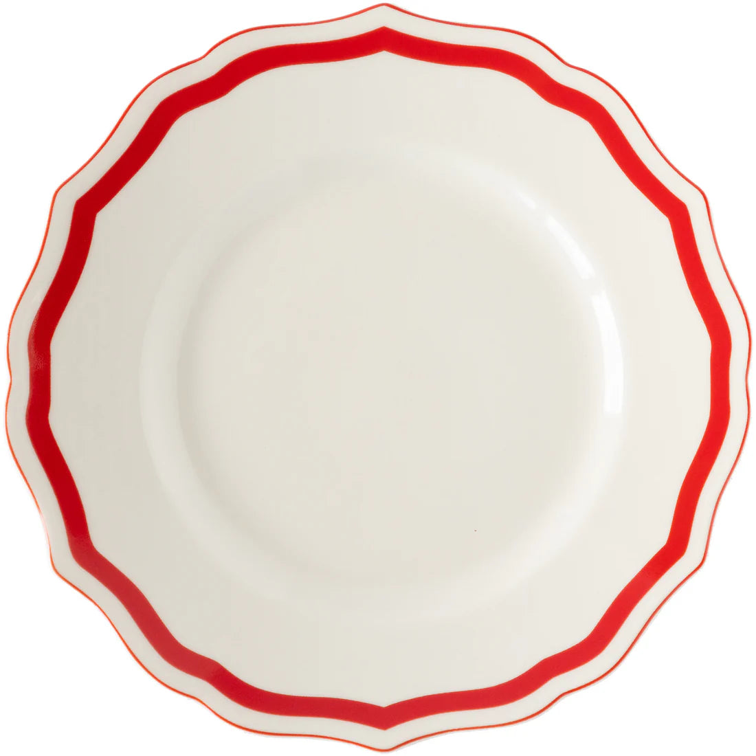 Red Icing on the Cake Plates