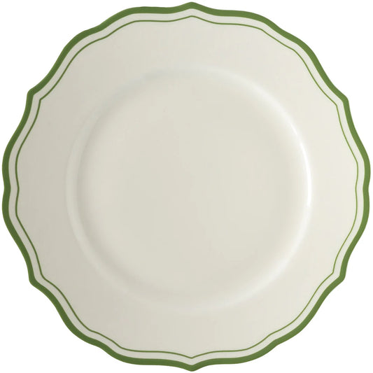 Green Icing on the Cake Plates