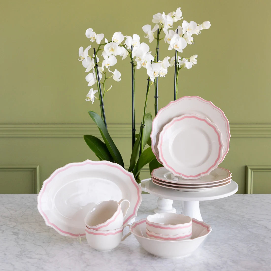 Pink Icing on the Cake Platter