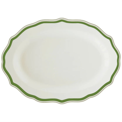 Green Icing on the Cake Platter