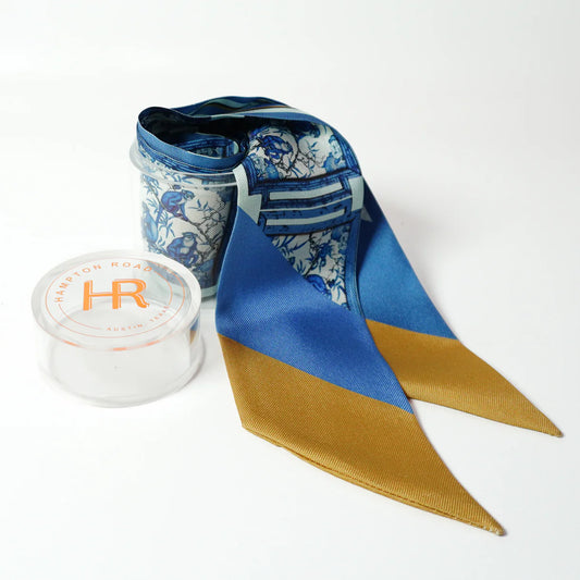 Chinoiserie Monkeys Blue Twilly Set