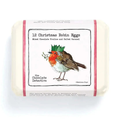 Christmas Robin Dove Assort. Praline & Caramel Chocolates
