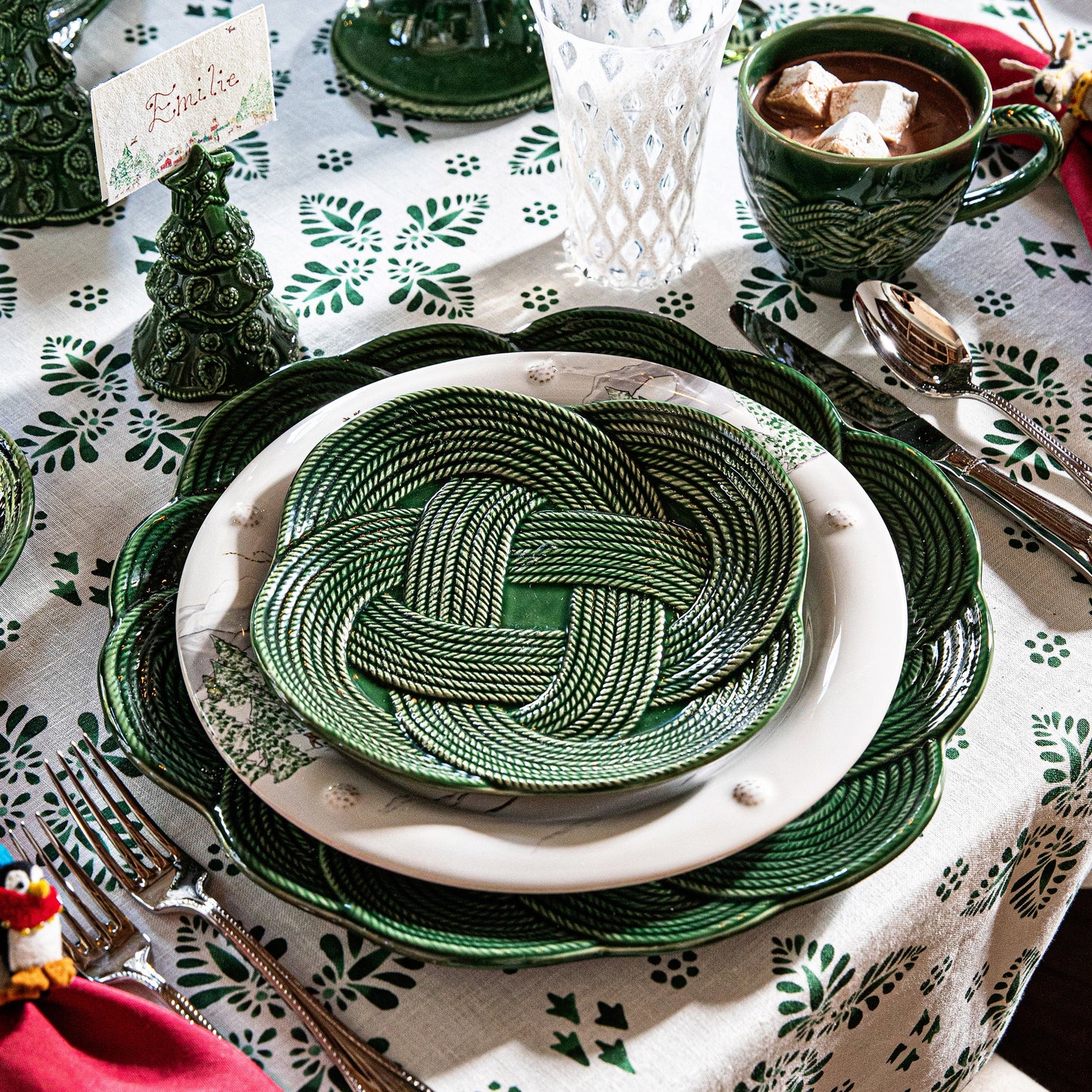 Juliska Le Panier Mystic Knot in Basil