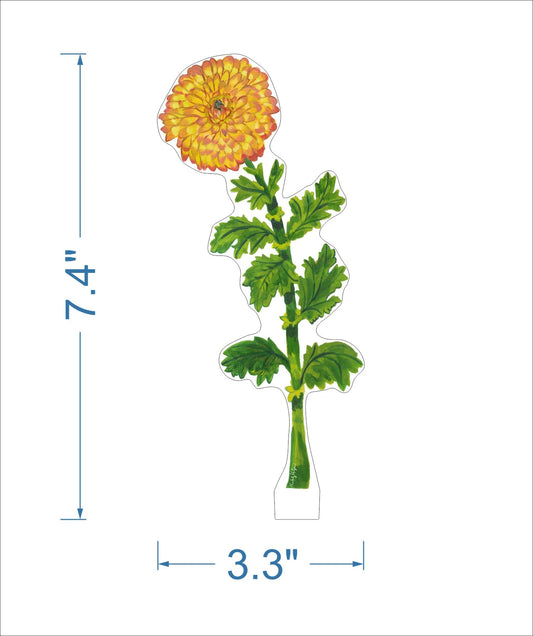 Chrysanthemum Small Acrylic Flower