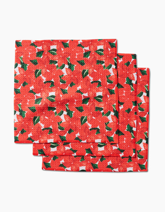 Winter Flora Dish Cloths, Geometry