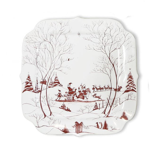 Juliska Country Estate Winter Frolic Ruby 12" Cookie Tray