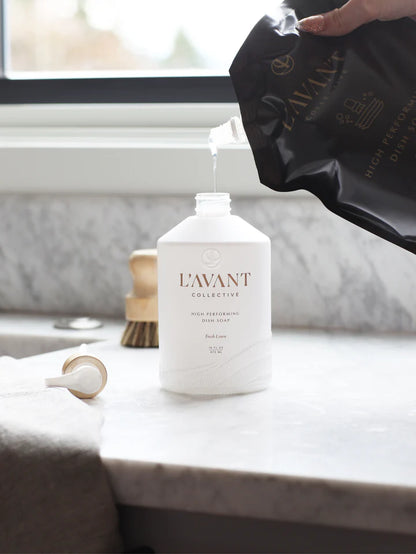 L'Avant Collective Fresh Linen High Performing Natural Dish Soap Refill 32 Oz