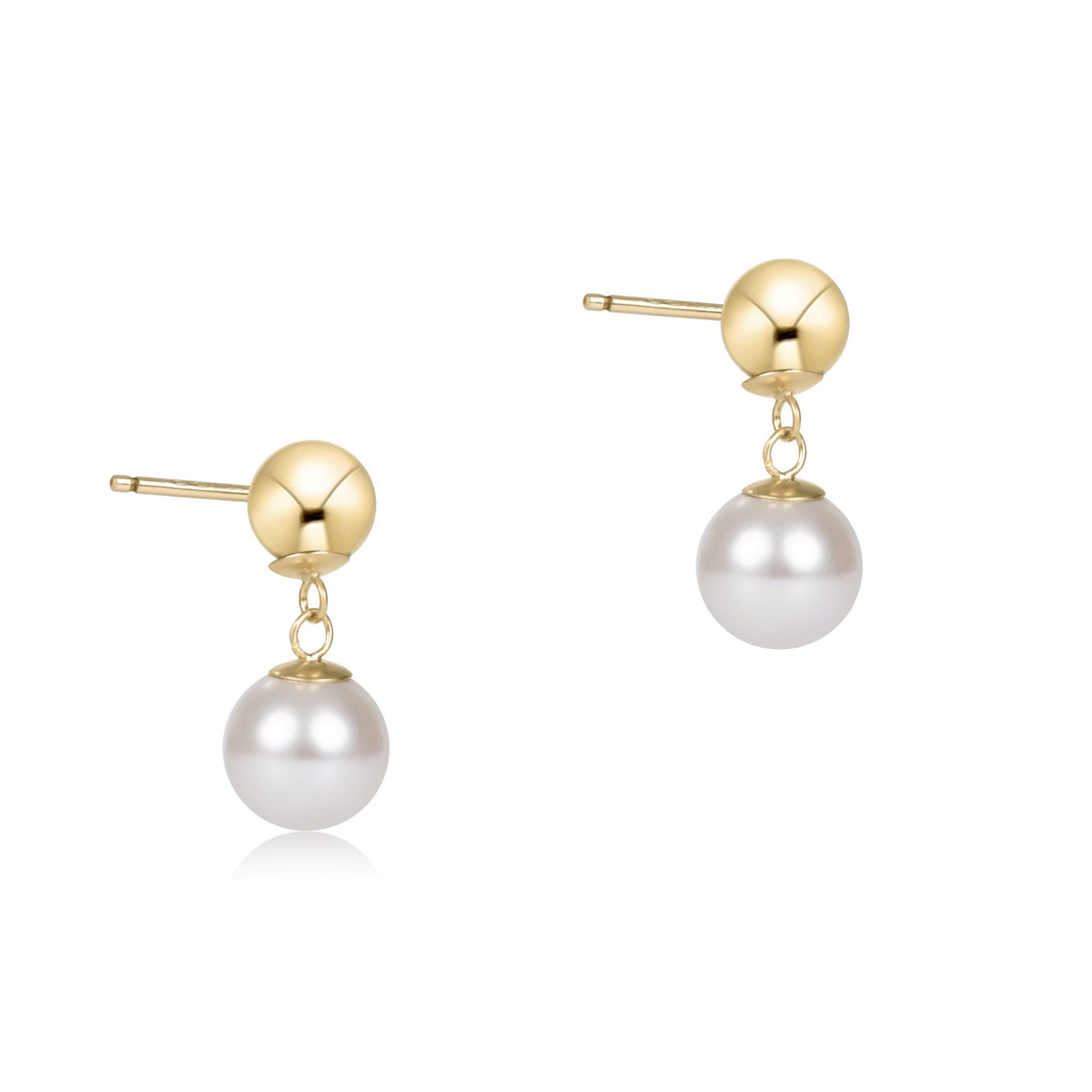 enewton Classic 10mm Ball Drop Stud in Pearl