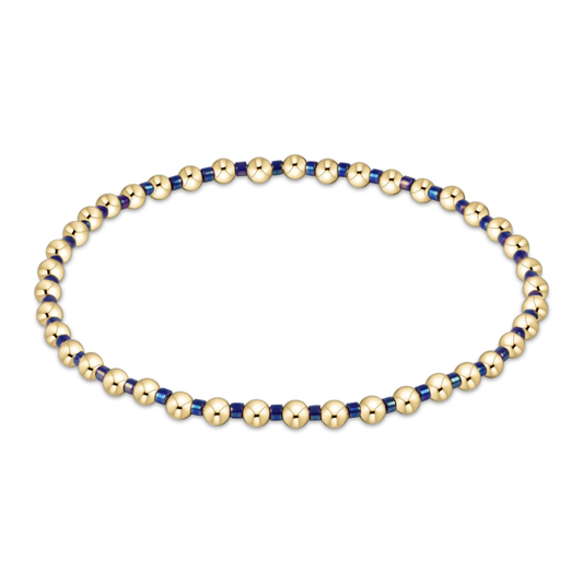 enewton Hope Grateful Pattern, Blue Metallic