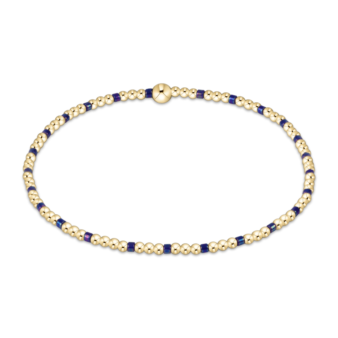 enewton Hope Sincerity Pattern 2mm, Blue Metallic