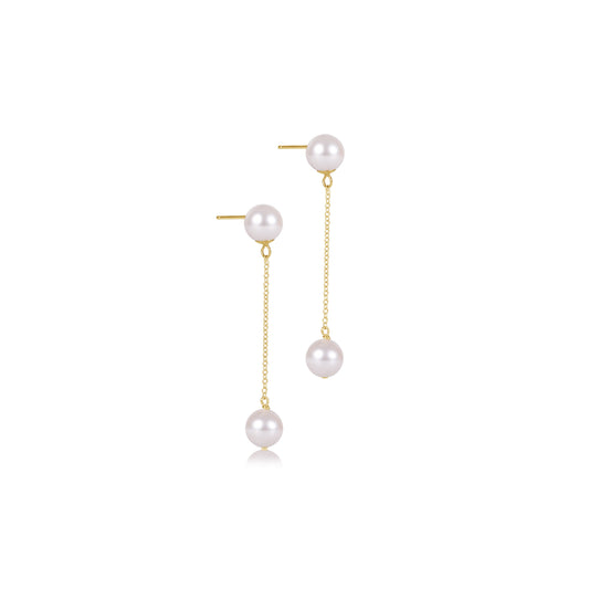 enewton Simplicity Chain Gold Drop Pearl 8mm