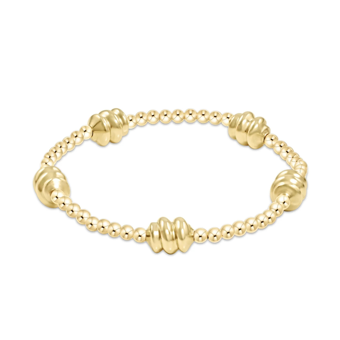 enewton EXTENDS Admire Gold 3mm Bead Bracelet Gold