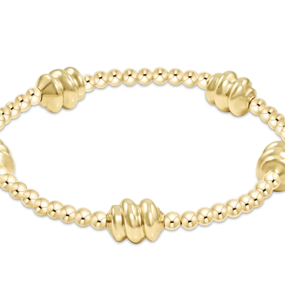 enewton EXTENDS Admire Gold 3mm Bead Bracelet Gold