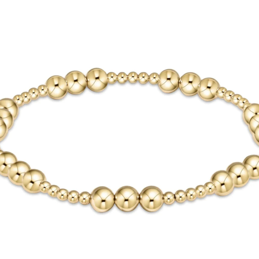 enewton Extends - Classic Joy Pattern 5mm Bead Bracelet Gold