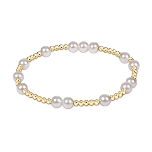 enewton EXTENDS Hope Unwritten 6mm Bead Bracelet, Pearl