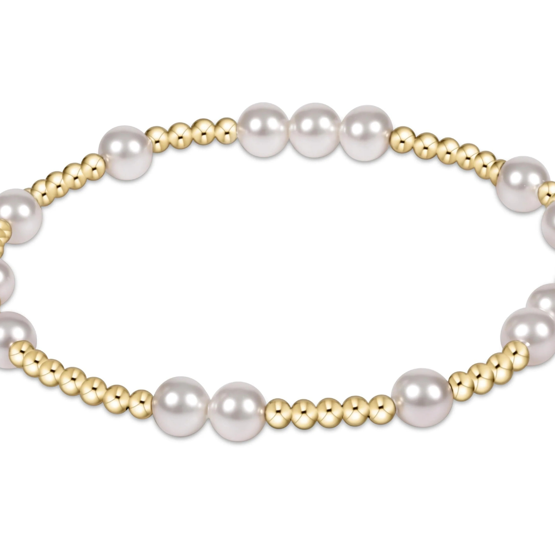 enewton EXTENDS Hope Unwritten 6mm Bead Bracelet, Pearl