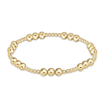 enewton Extends - Classic Joy Pattern 5mm Bead Bracelet Gold