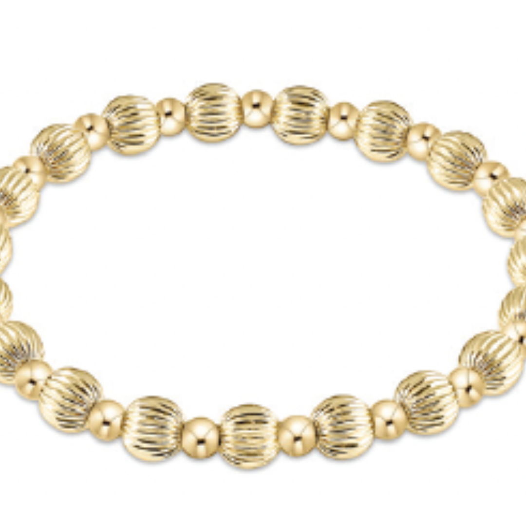enewton EXTENDS Dignity Grateful Pattern 6mm Bead Bracelet
