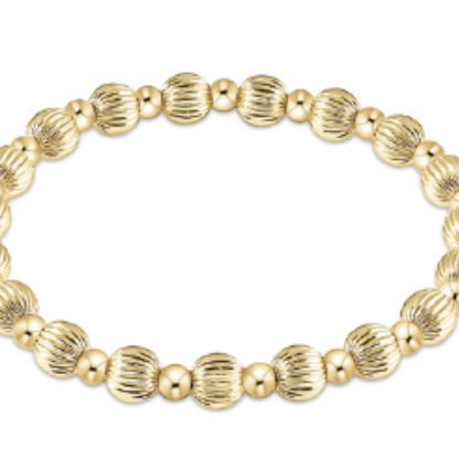 enewton EXTENDS Dignity Grateful Pattern 6mm Bead Bracelet
