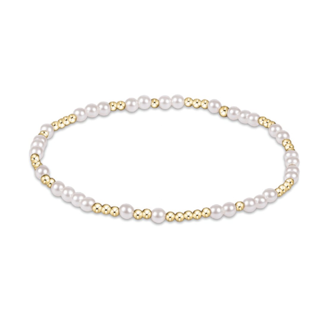 enewton EXTENDS Hope Unwritten 3mm Bead Bracelet Pearl