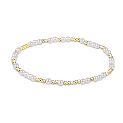 enewton EXTENDS Hope Unwritten 3mm Bead Bracelet Pearl