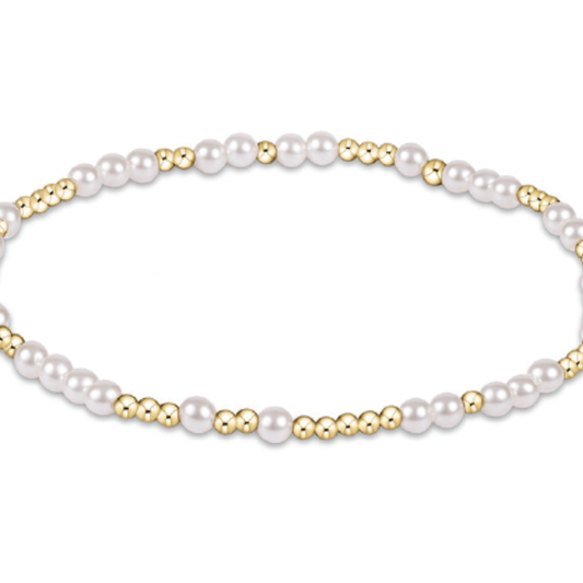enewton EXTENDS Hope Unwritten 3mm Bead Bracelet Pearl