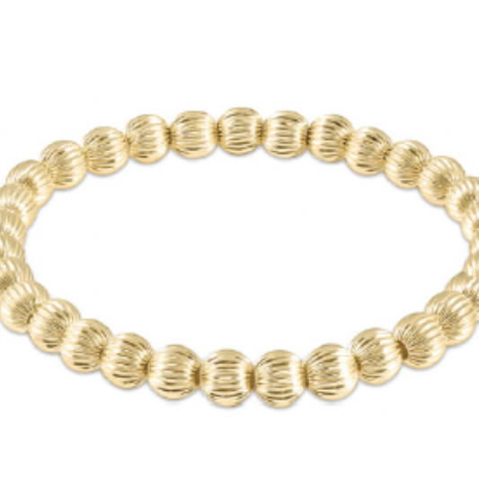 enewton Extends - Dignity Gold 6mm Bead Bracelet