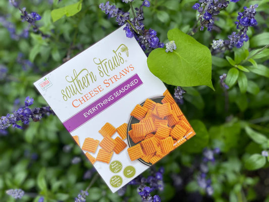 Southern Straws  Everything Seasoned Cheese Straws 6 Oz. Box