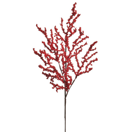25.5" Red Berry Stem