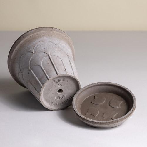Berg's Potter GREY Fleur Pot