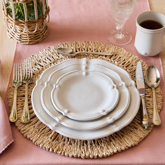 Juliska Berry & Thread Polished 5pc Place Setting with Gold Accents