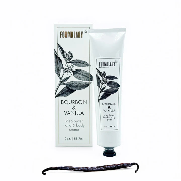 Formulary 55 Bourbon & Vanilla Shea Butter Hand & Body Creme Tube