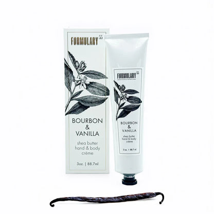 Formulary 55 Bourbon & Vanilla Shea Butter Hand & Body Creme Tube