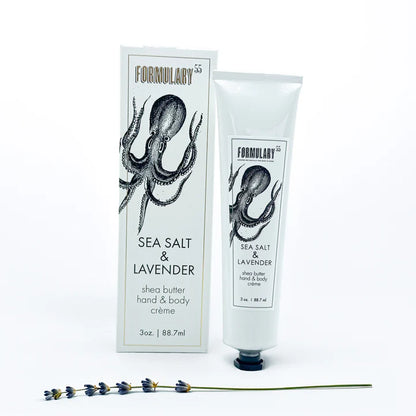 Formulary 55 Sea Salt & Lavender Shea Butter Hand & Body Creme Tube