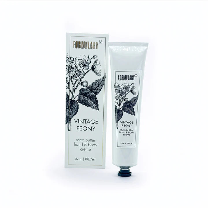 Formulary 55 Vintage Peony Shea Butter Hand & Body Creme Tube