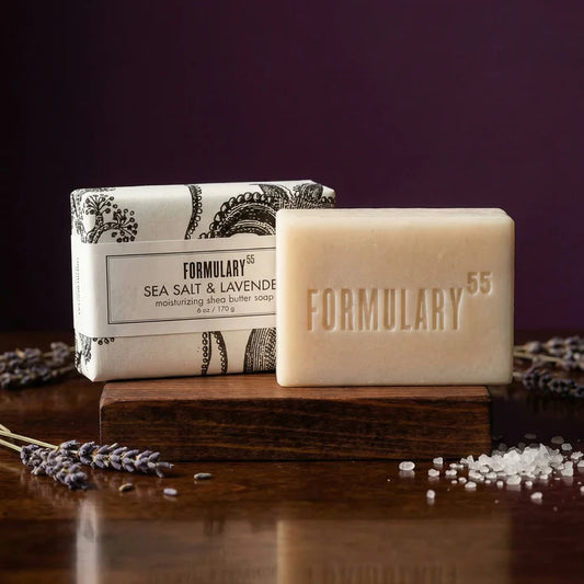 Formulary 55 Sea Salt & Lavender Shea Butter Bath Bar Soap