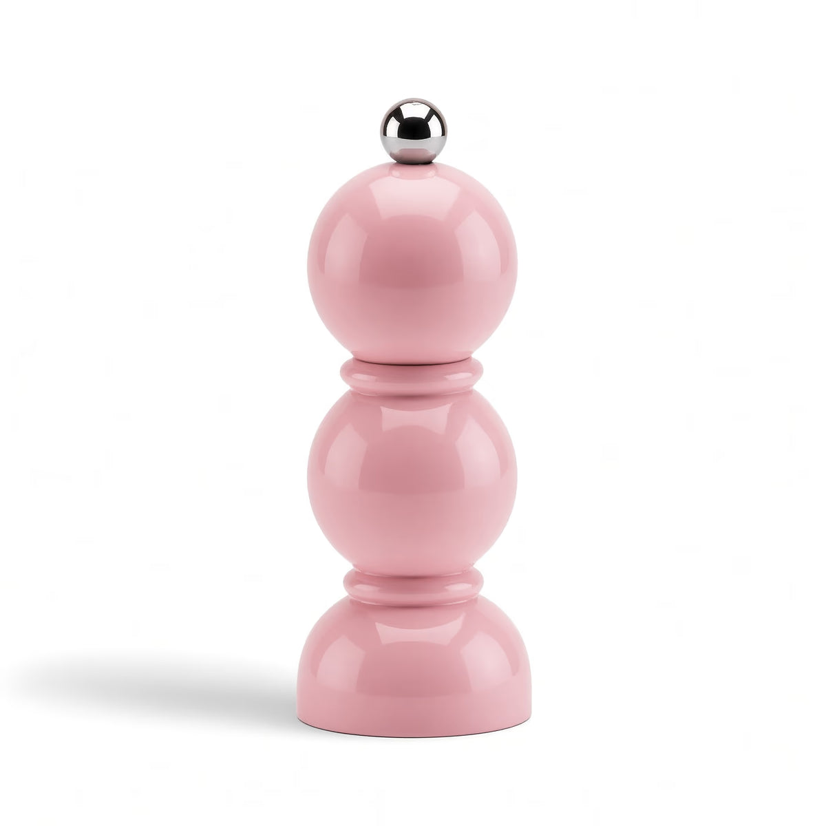 MINI (14cm) Baby Pink Bobbin Salt or Pepper Mill