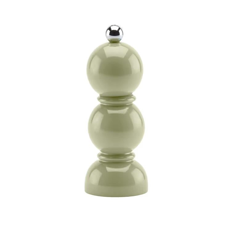 MINI (14cm) Sage Green Bobbin Salt or Pepper Mill
