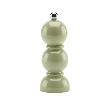 MINI (14cm) Sage Green Bobbin Salt or Pepper Mill