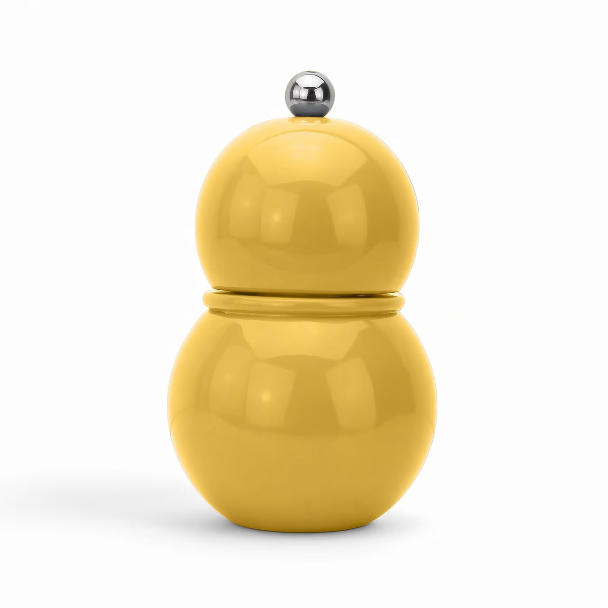 "Chubbie" (12cm) Buttercream Yellow Bobbin Salt or Pepper Mill