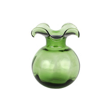 Load image into Gallery viewer, Vietri Hibiscus Dark Green Bud Vase