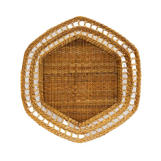 Hexagonal Woven Basket