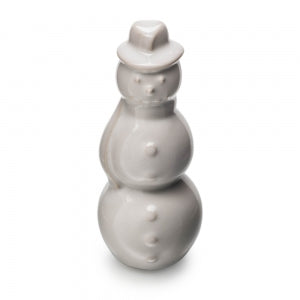 Simon Pearce Large Vermont Pottery Snowman, Gift Boxed