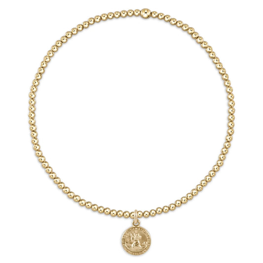 enewton Classic Gold 2mm Bracelet Protection Small Gold Disc