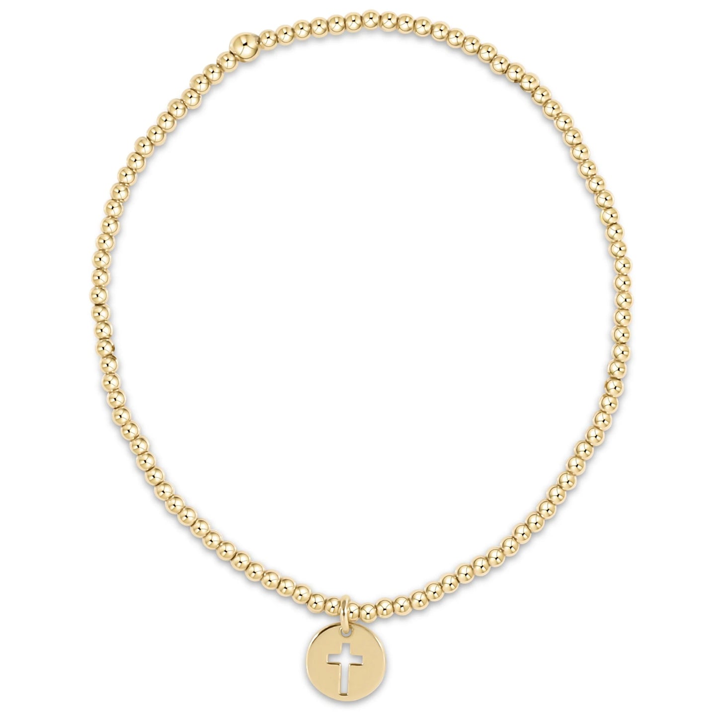 enewton Classic Gold 2mm Bracelet Blessed Small Gold Disc